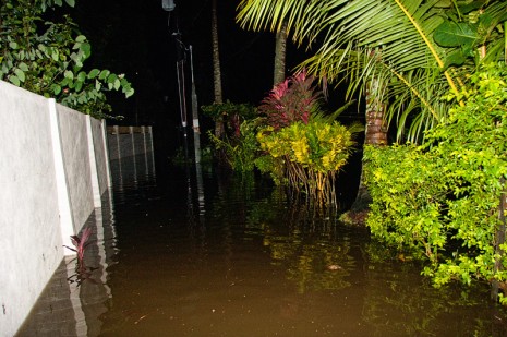 flooded road