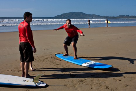 Learning to surf