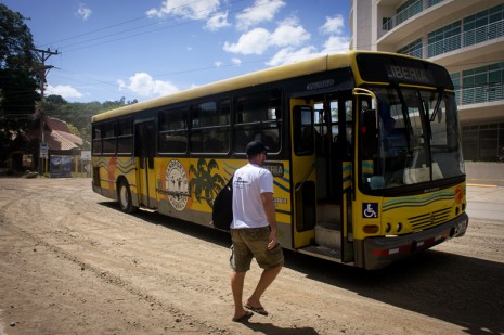 Local bus from Tamarindo to Liberia